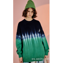 Sudadera personalizada oversize tie dyed para hombre